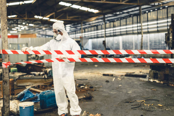 Professional Crime Scene Cleanup technician working in Freeport, ME